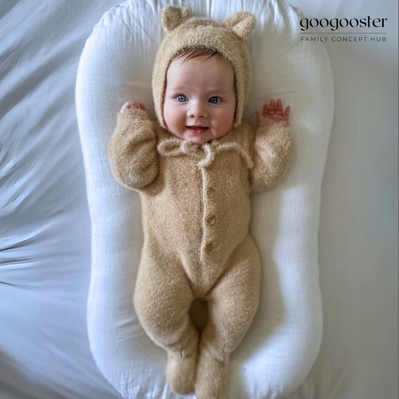 Baby Bear Outfit - Onesie and Hat