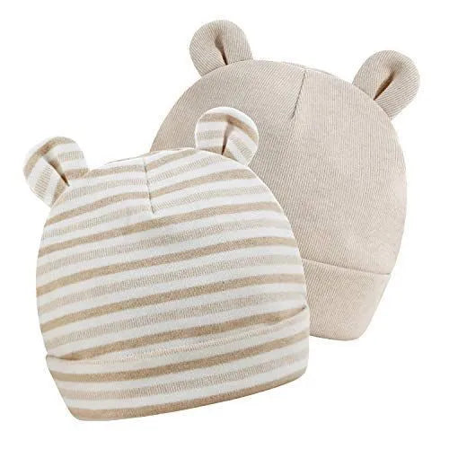 Snug Baby Beenie Organic Cotton Hat - Pack of 2